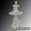 Three Tier Figure Outdoor Marble Water Fountains